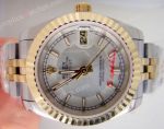 Rolex Datejust Watch Replica for Sale: 2-Tone Jubilee Silver Face Mens Watch